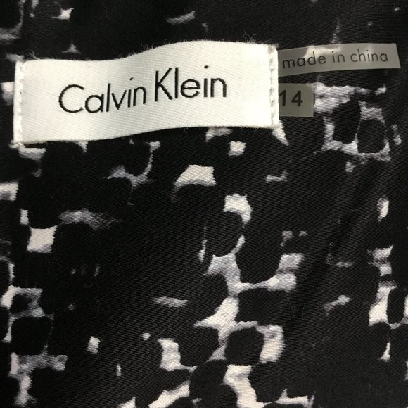 Calvin Klein Dress - Color: Zinnia -  Size 14 - Picture 4 of 6